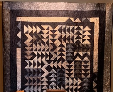 Scrappy Geese quilt